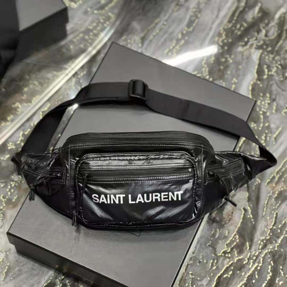 Saint Laurent YSL Men Nuxx Crossbody Bag in Nylon-Black - image 5
