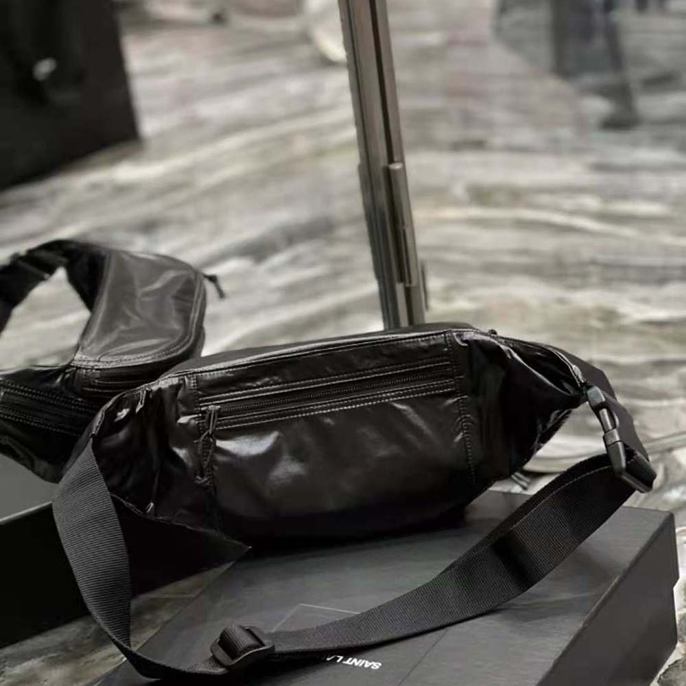 Saint Laurent YSL Men Nuxx Crossbody Bag in Nylon-Black - image 7