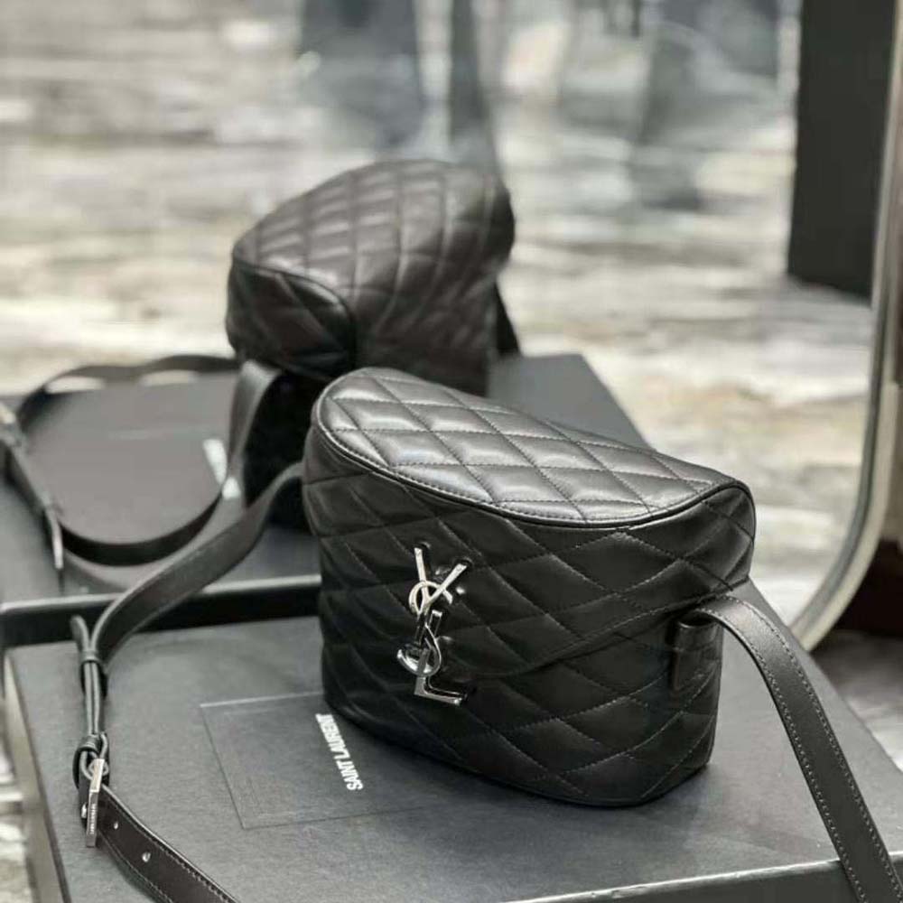 Saint Laurent YSL Women June Box Bag in Quilted Lambskin - image 6
