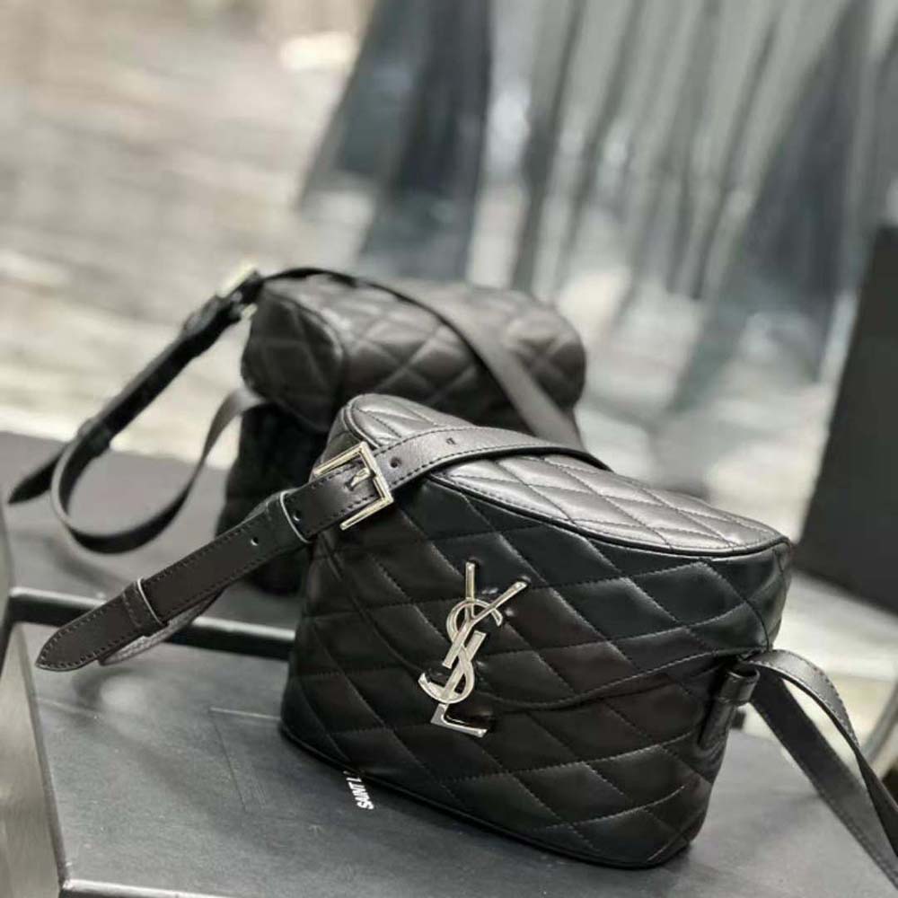 Saint Laurent YSL Women June Box Bag in Quilted Lambskin - image 5