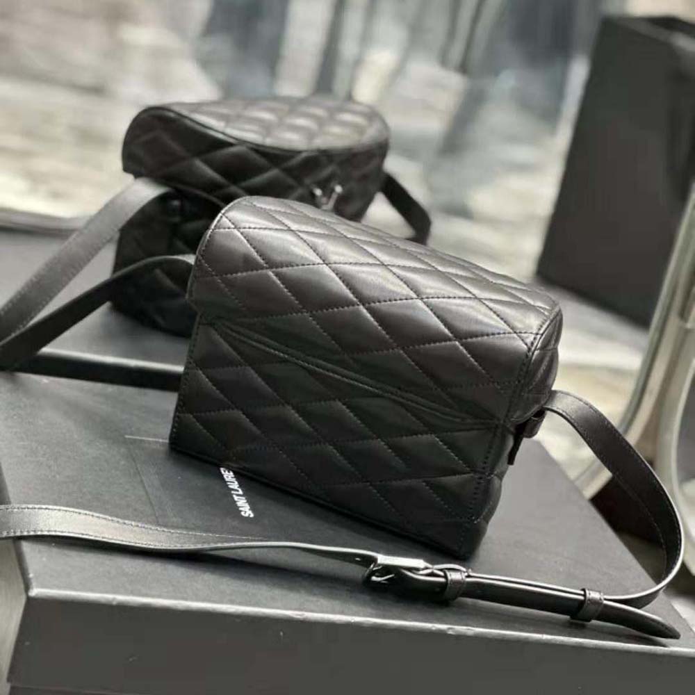 Saint Laurent YSL Women June Box Bag in Quilted Lambskin - image 4