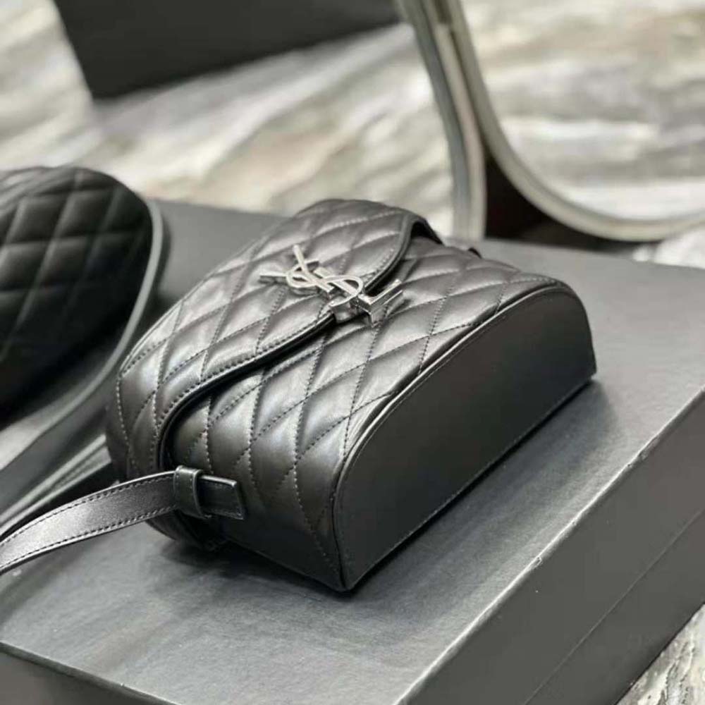 Saint Laurent YSL Women June Box Bag in Quilted Lambskin - image 7