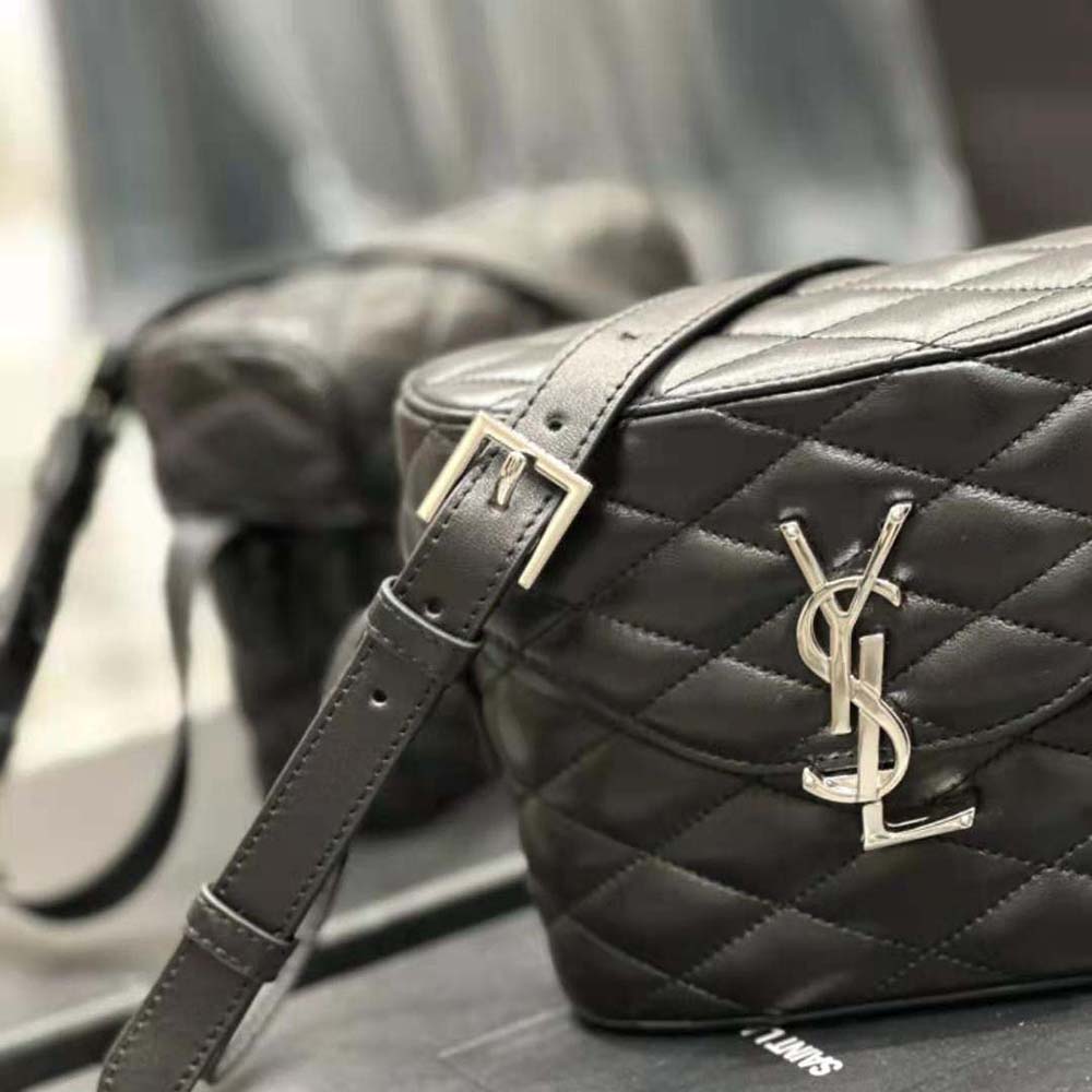 Saint Laurent YSL Women June Box Bag in Quilted Lambskin - image 9