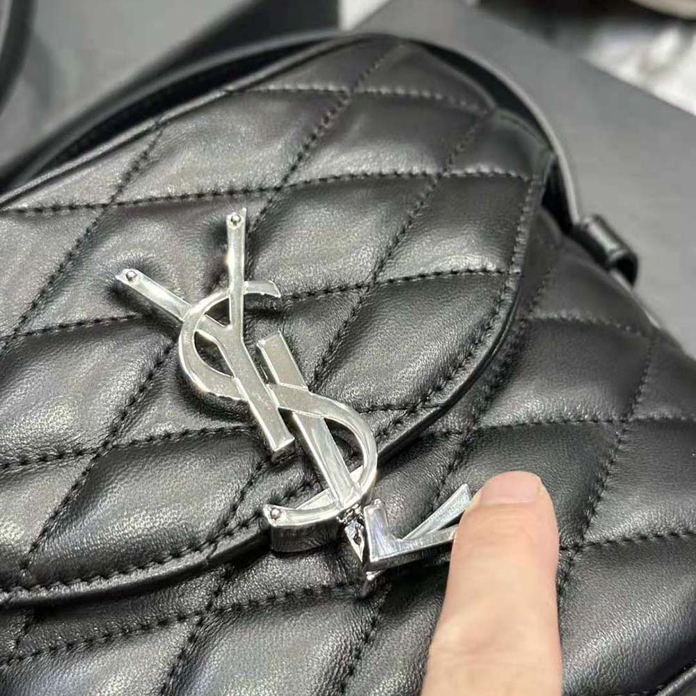 Saint Laurent YSL Women June Box Bag in Quilted Lambskin - image 10