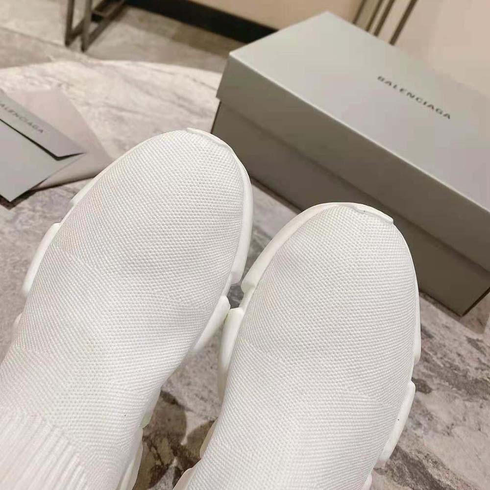 Balenciaga Unisex adidas Speed Sneaker in White and Black Sole Unit is Done in Collaboration with Adidas - image 9