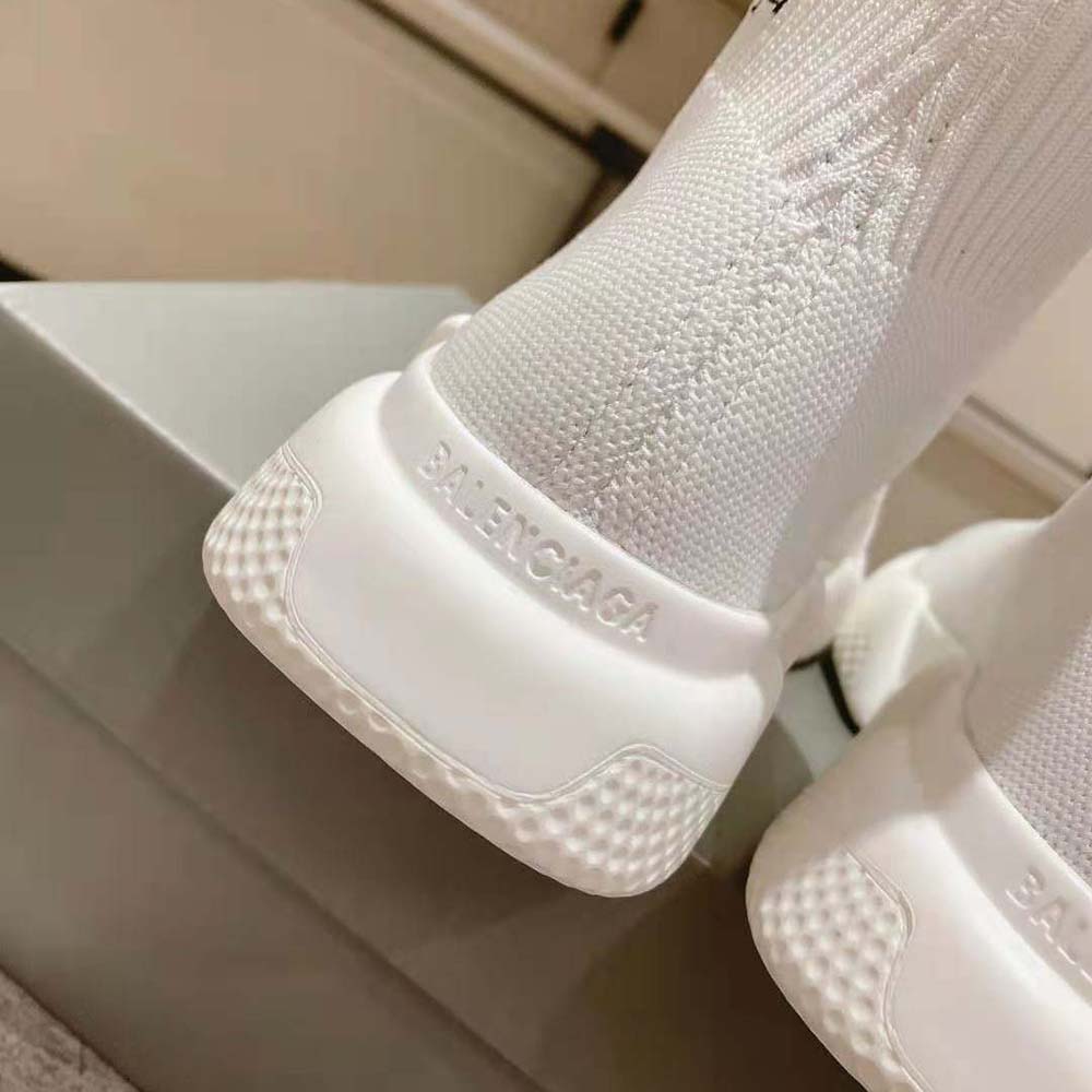 Balenciaga Unisex adidas Speed Sneaker in White and Black Sole Unit is Done in Collaboration with Adidas - image 8