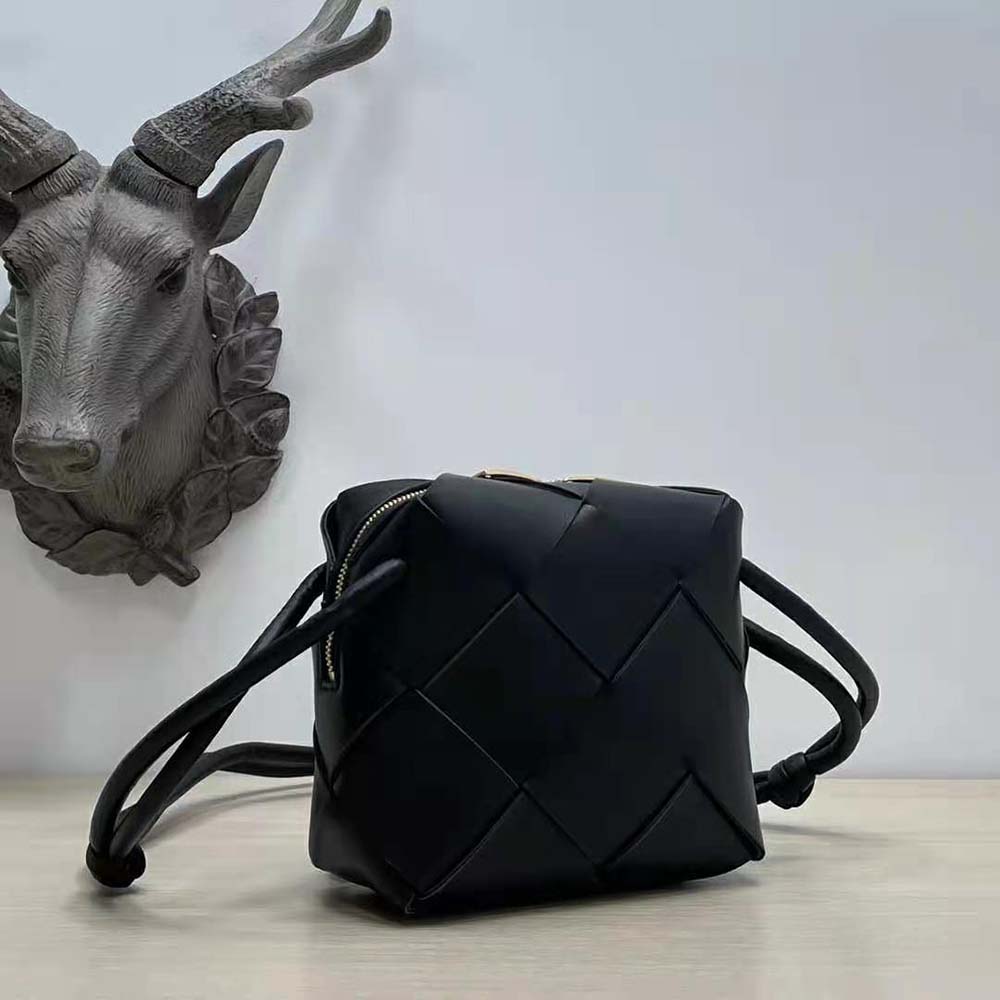 Bottega Veneta Women Mini Cassette Camera Bag-Black - image 4