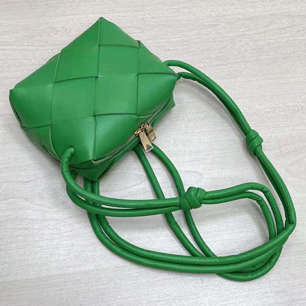 Bottega Veneta Women Mini Cassette Camera Bag-Green - image 5