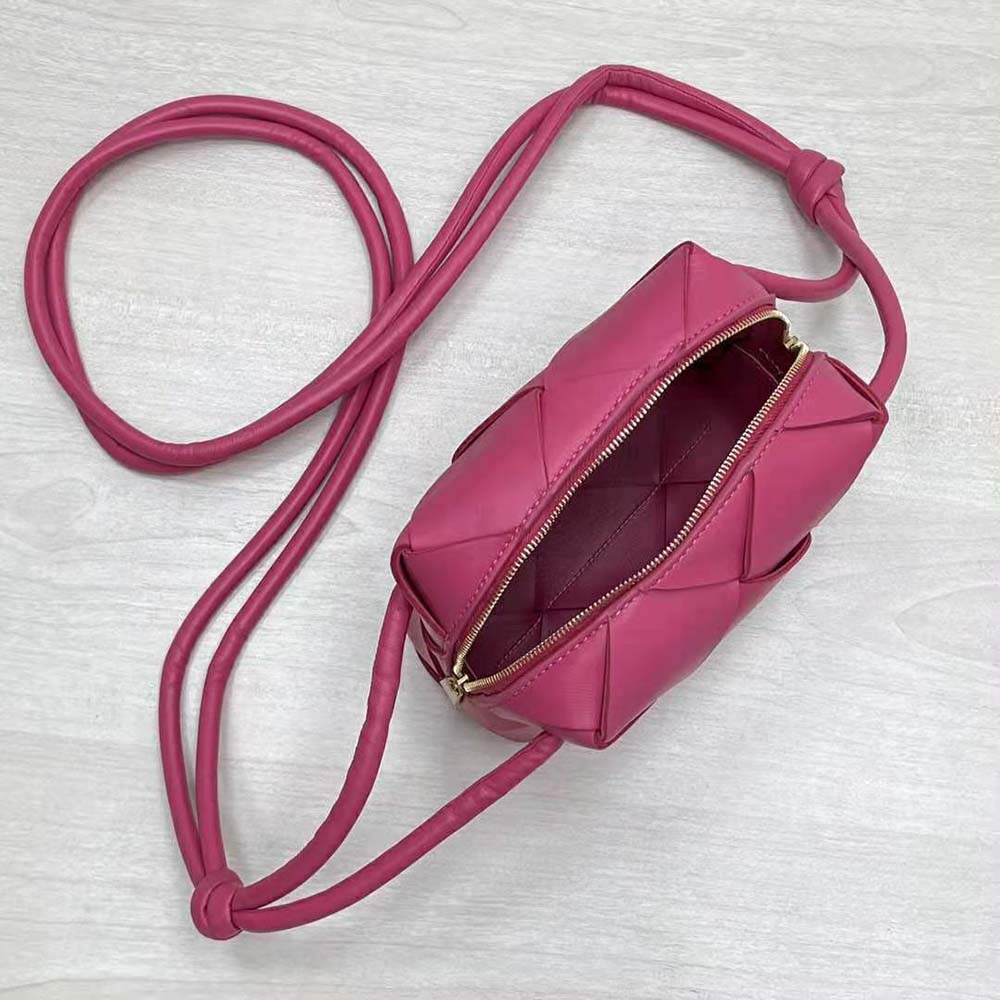 Bottega Veneta Women Mini Cassette Camera Bag-Rose - image 6