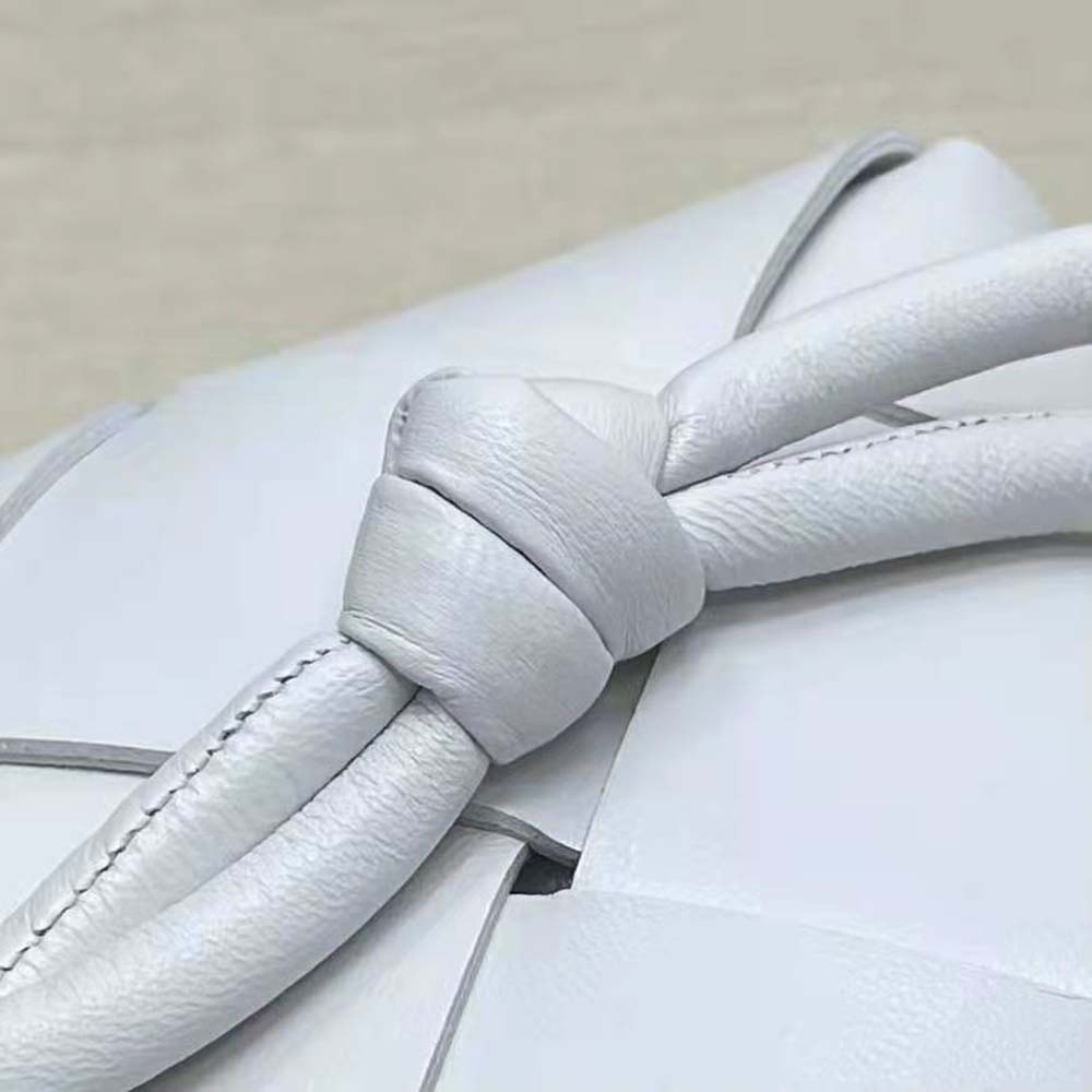 Bottega Veneta Women Mini Cassette Camera Bag-White - image 7