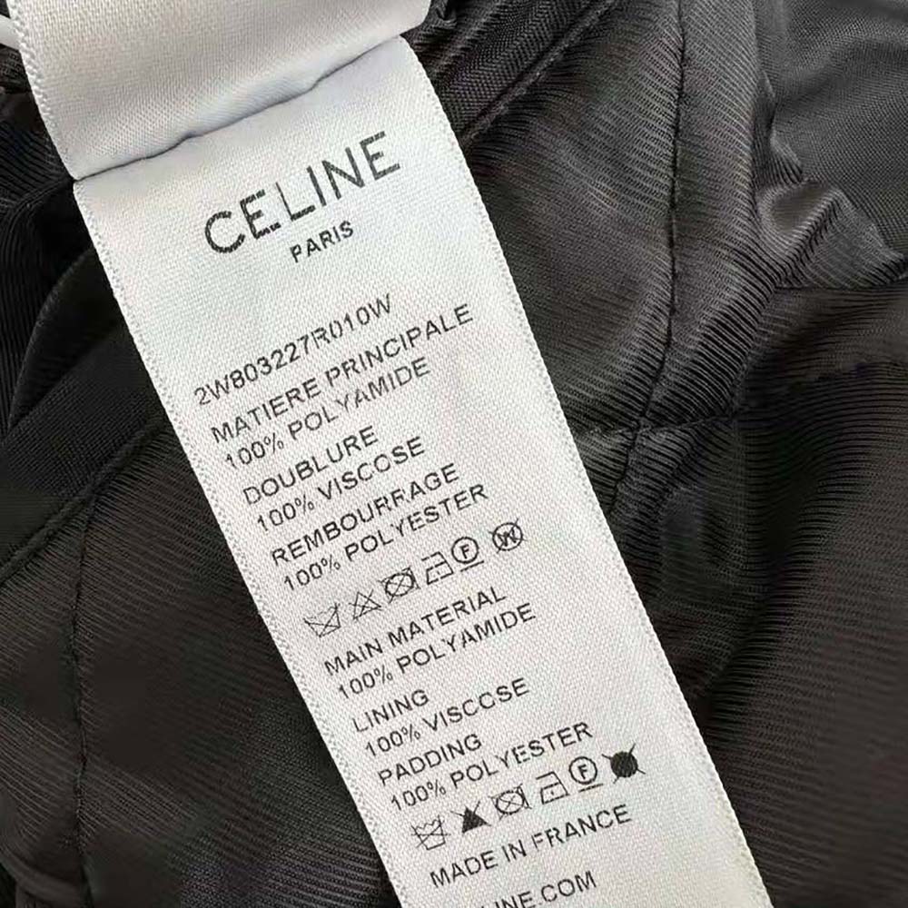 Celine Men Bomber Jacket in Thick Satin - image 9