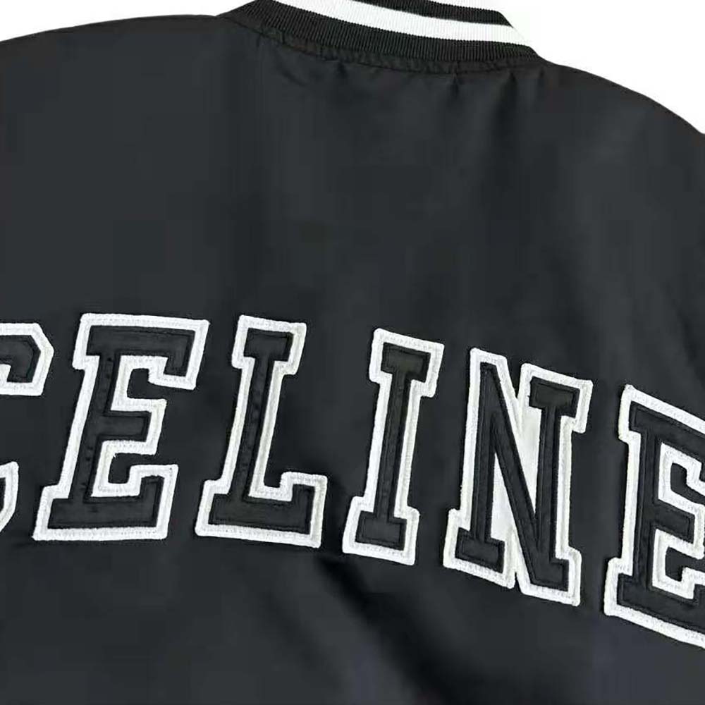 Celine Men Bomber Jacket in Thick Satin - image 6