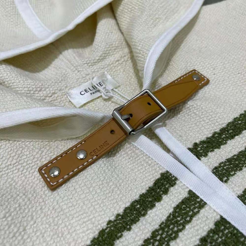 Celine Women Hooded Cardigan in Striped Tweed - image 10