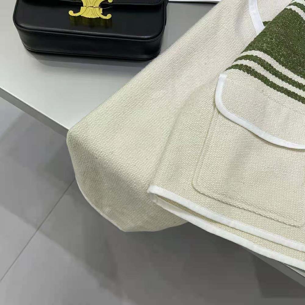 Celine Women Hooded Cardigan in Striped Tweed - image 6