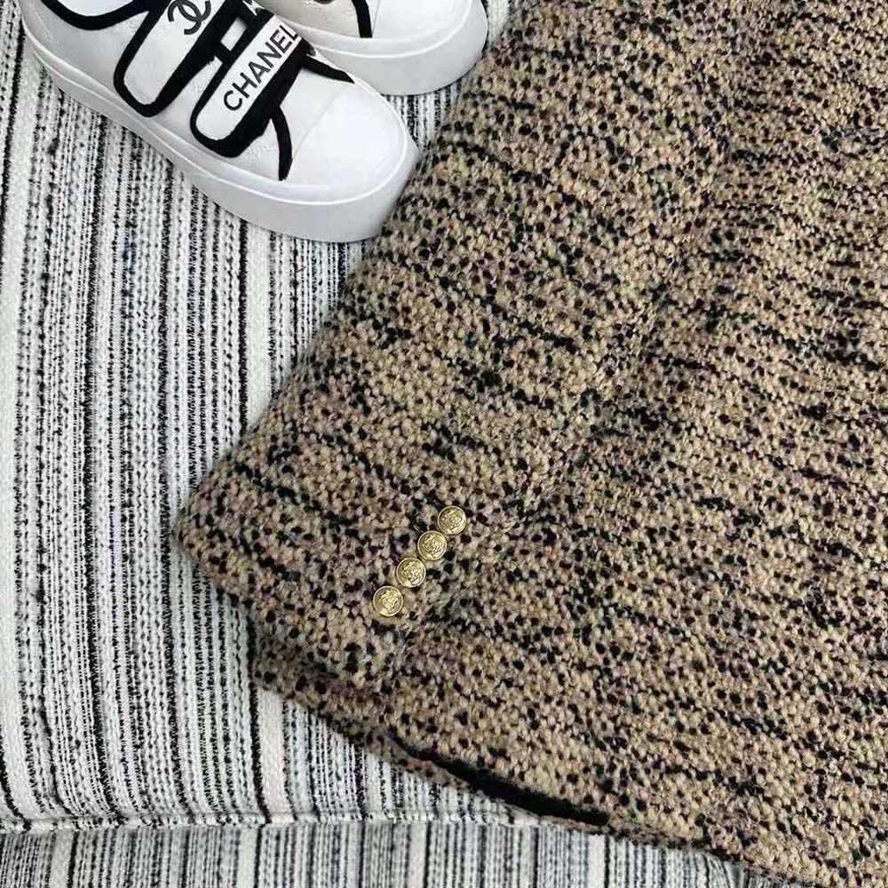 Celine Women Oversized Cardigan in Tweed - image 7