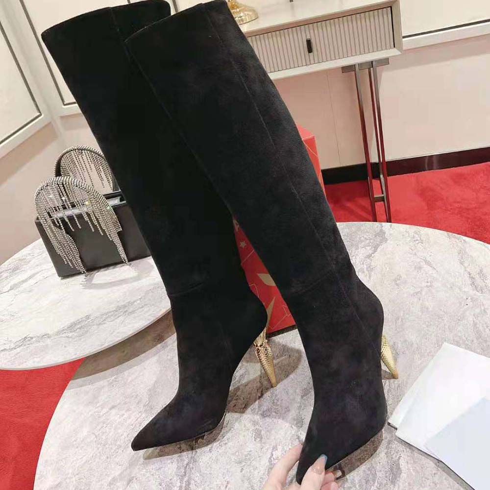 Christian Louboutin Women Lipbotta 100 mm Heel Height-Black - image 4