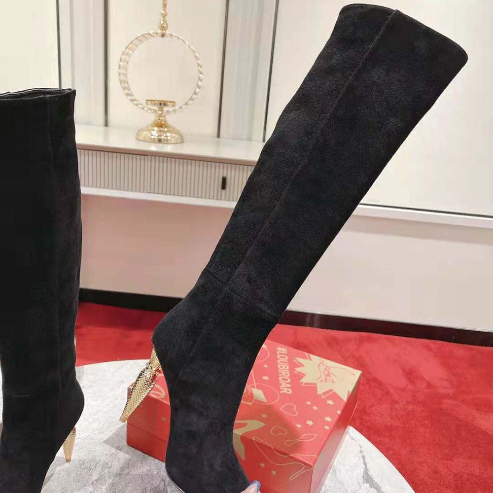 Christian Louboutin Women Lipbotta 100 mm Heel Height-Black - image 6