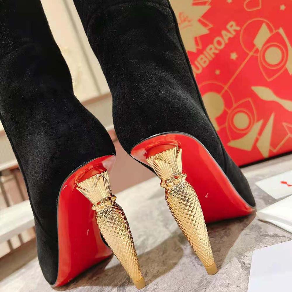 Christian Louboutin Women Lipbotta 100 mm Heel Height-Black - image 8