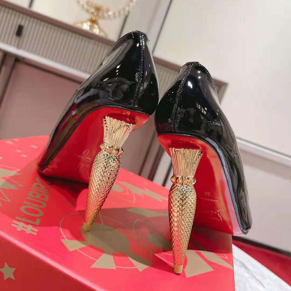 Christian Louboutin Women Lipchick Pump 100 mm Heel Height-Black - image 10