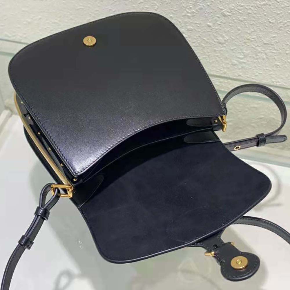 Dior Women Bobby Frame Bag Black Box Calfskin - image 8