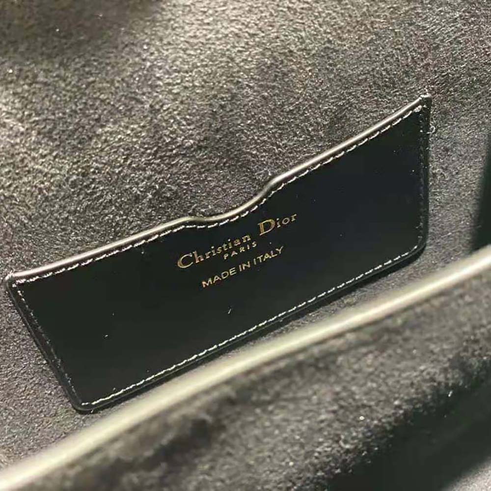 Dior Women Bobby Frame Bag Black Box Calfskin - image 10