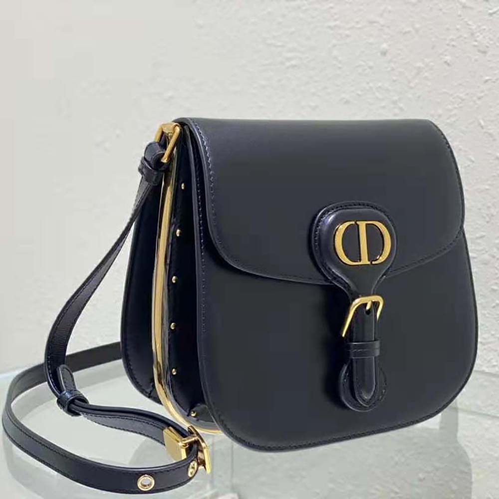 Dior Women Bobby Frame Bag Black Box Calfskin - image 4