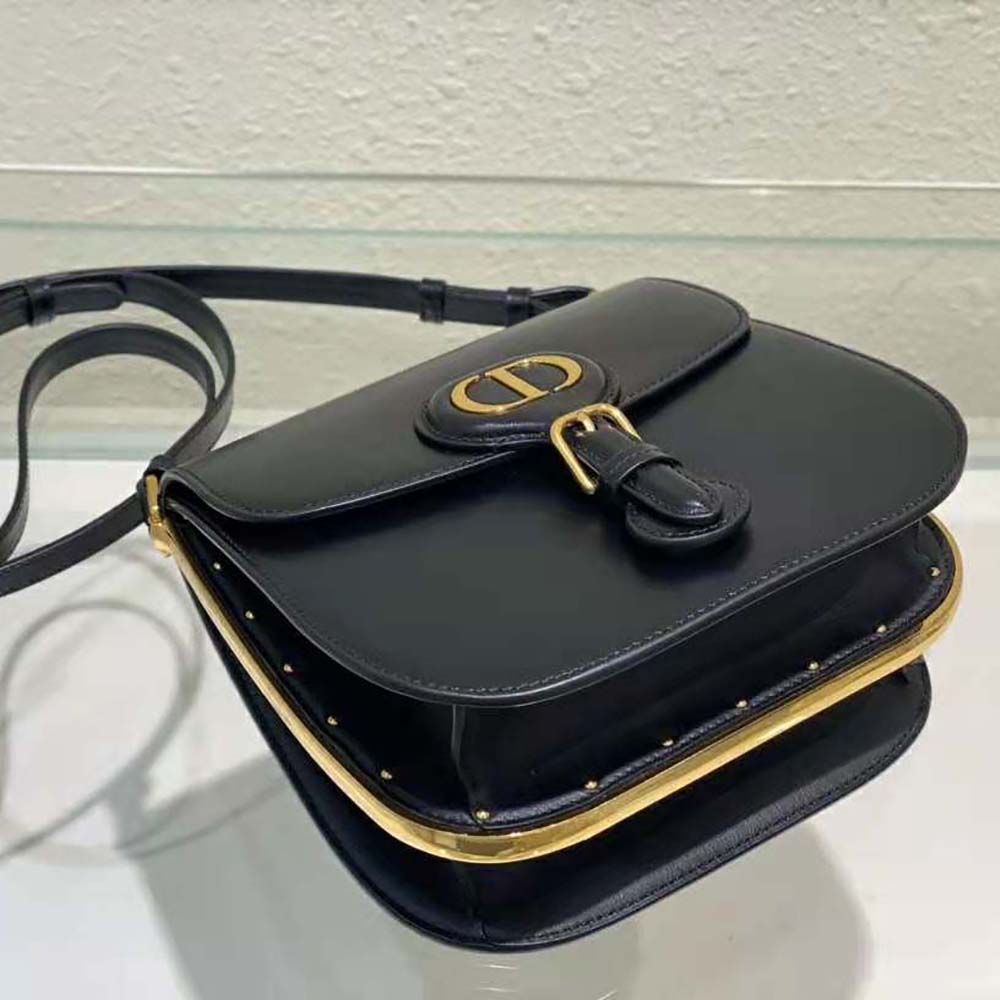 Dior Women Bobby Frame Bag Black Box Calfskin - image 6