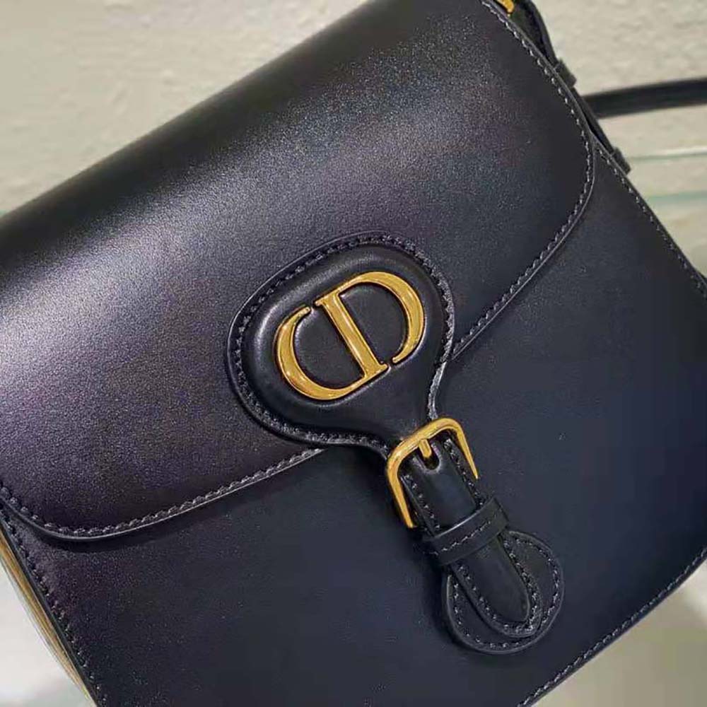 Dior Women Bobby Frame Bag Black Box Calfskin - image 9