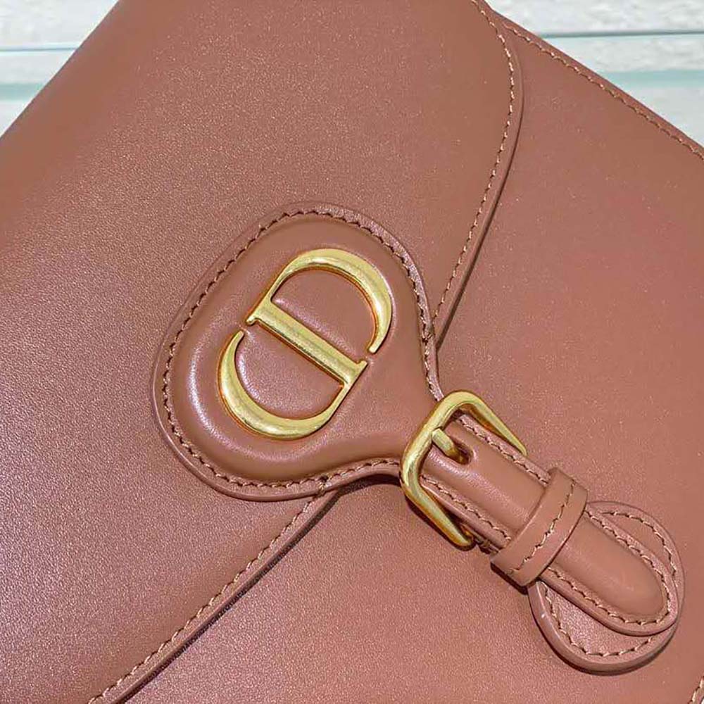 Dior Women Bobby Frame Bag Cognac-Colored Box Calfskin - image 8
