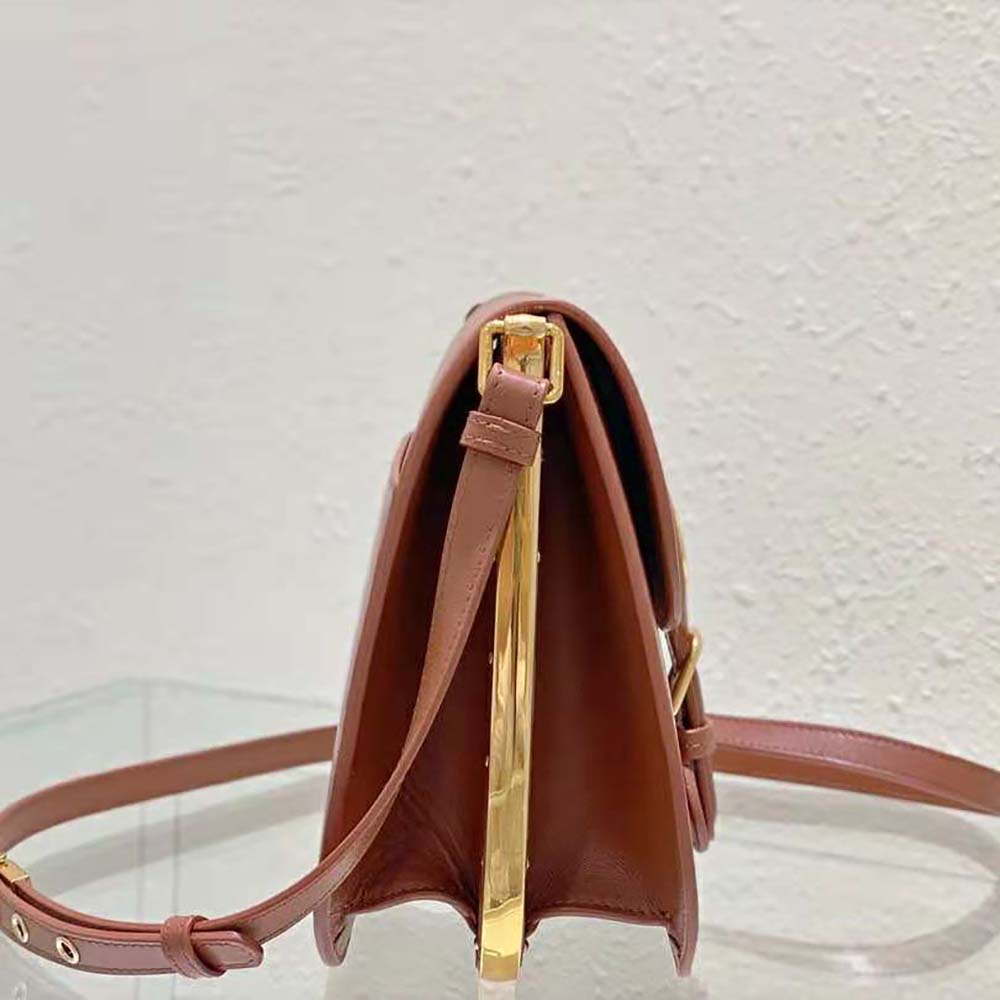 Dior Women Bobby Frame Bag Cognac-Colored Box Calfskin - image 6