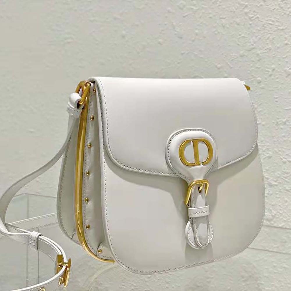 Dior Women Bobby Frame Bag Latte Box Calfskin - image 4