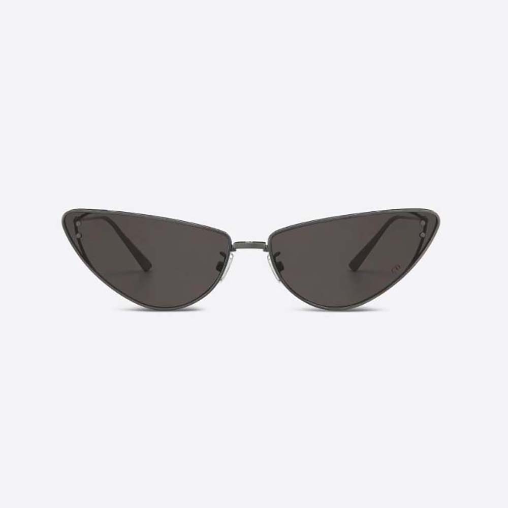 Front view of Dior Women MissDior B1U Gray Butterfly Sunglasses in black