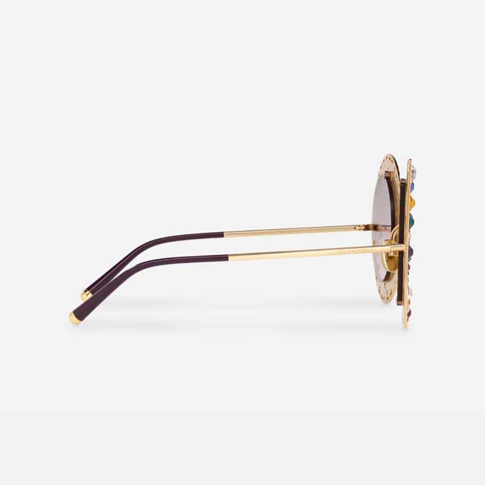 Dolce Gabbana D&G Women DG Crystal Sunglasses-Pink - image 4