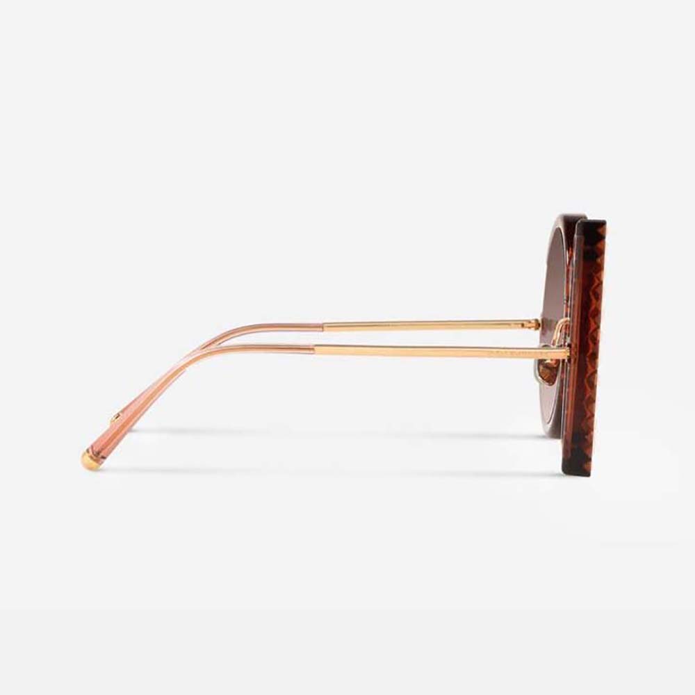 Dolce Gabbana D&G Women DG Glitter Sunglasses-Pink - image 5