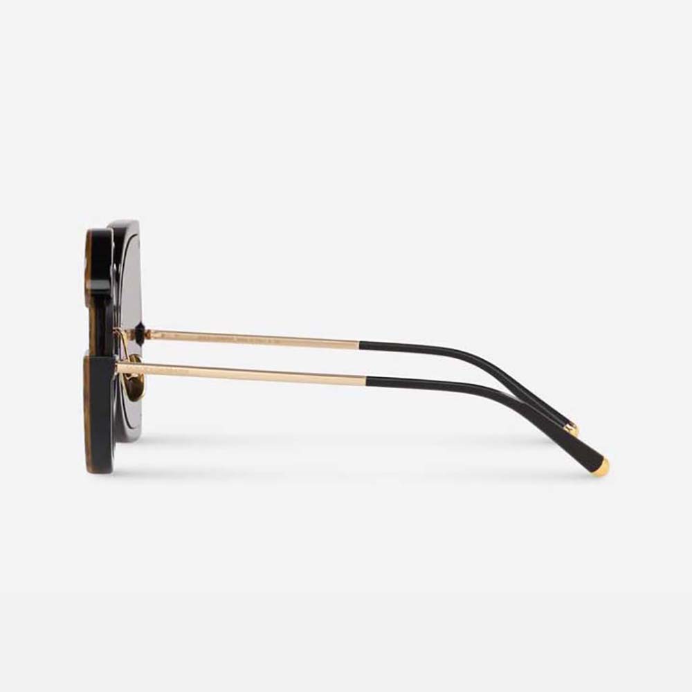 Dolce Gabbana D&G Women DG Leo Sunglasses-Gold - image 4