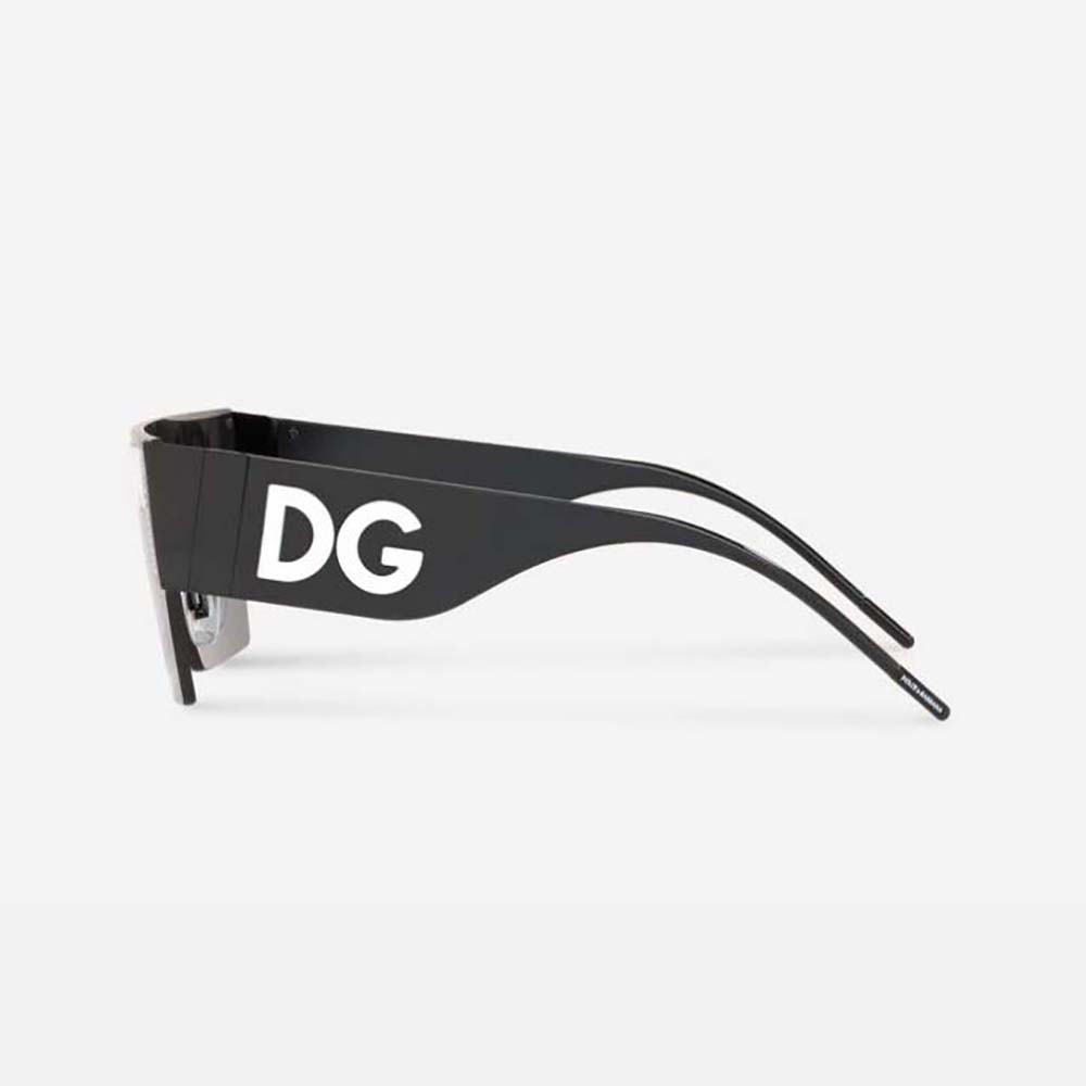 Dolce Gabbana D&G Women DG Logo Sunglasses-Silver - image 5