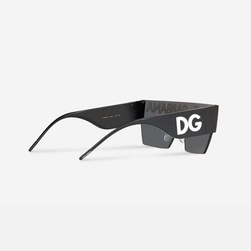 Dolce Gabbana D&G Women DG Logo Sunglasses-Silver - image 4