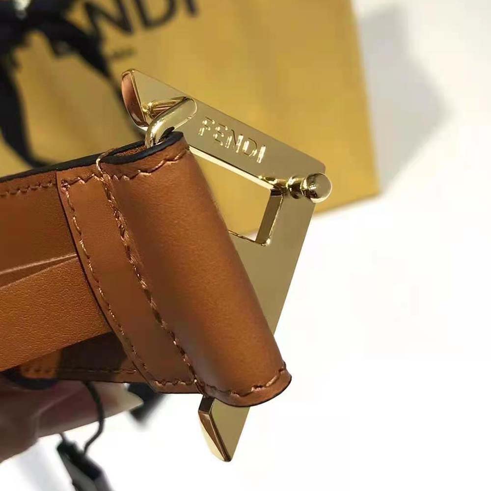 Fendi Women Brown Leather Belt - image 6