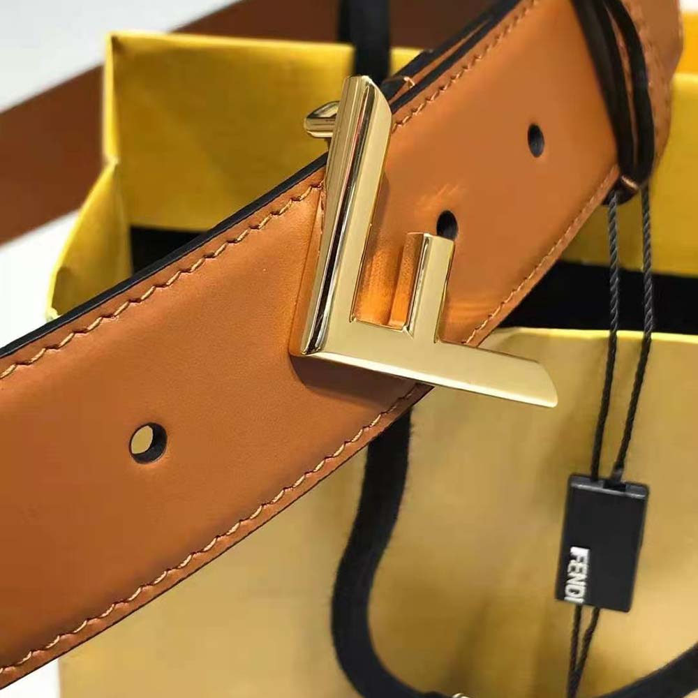 Fendi Women Brown Leather Belt - image 5