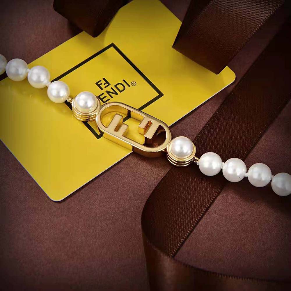 Fendi Women O’Lock Choker Gold-colored Choker - image 6