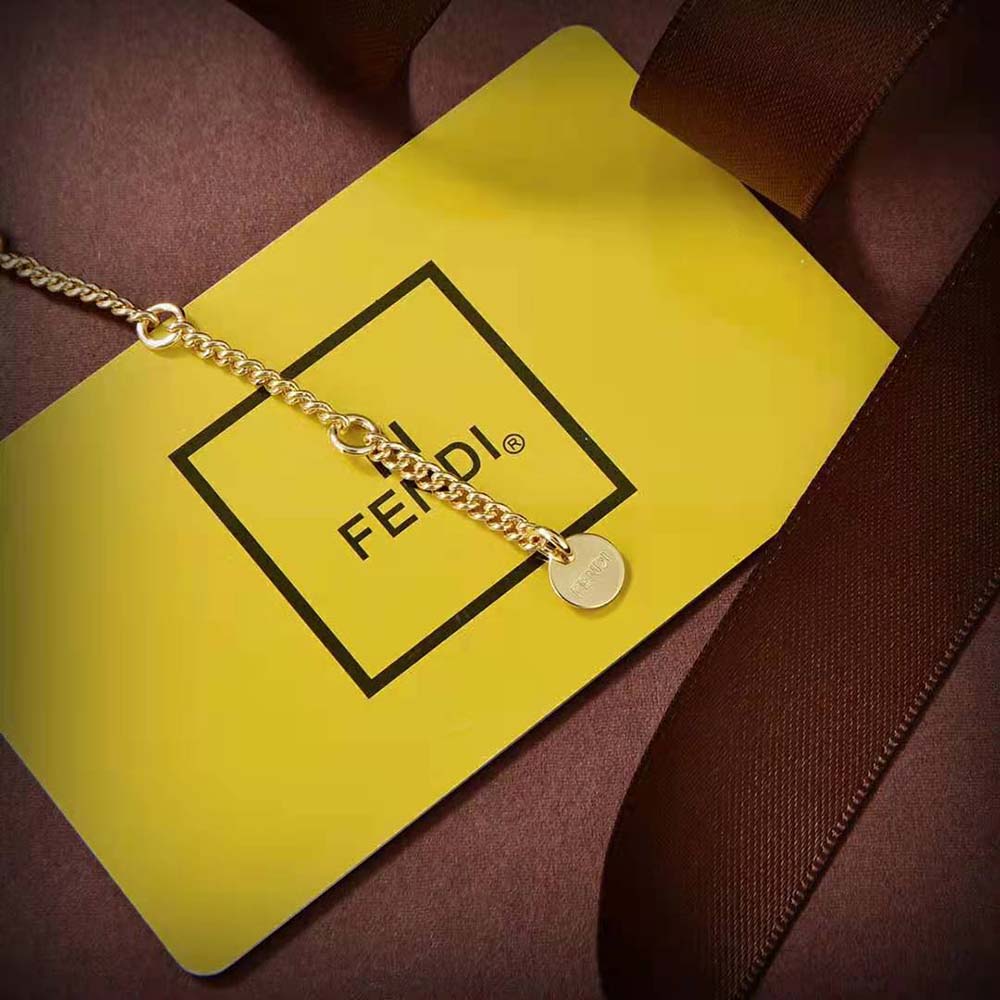 Fendi Women O’Lock Choker Gold-colored Choker - image 7
