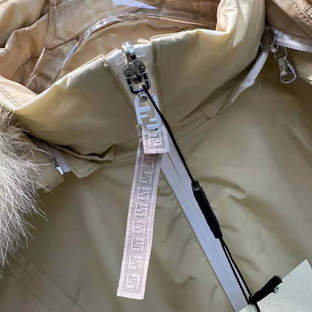 Fendi Women Ski Jacket in White Nylon - image 8