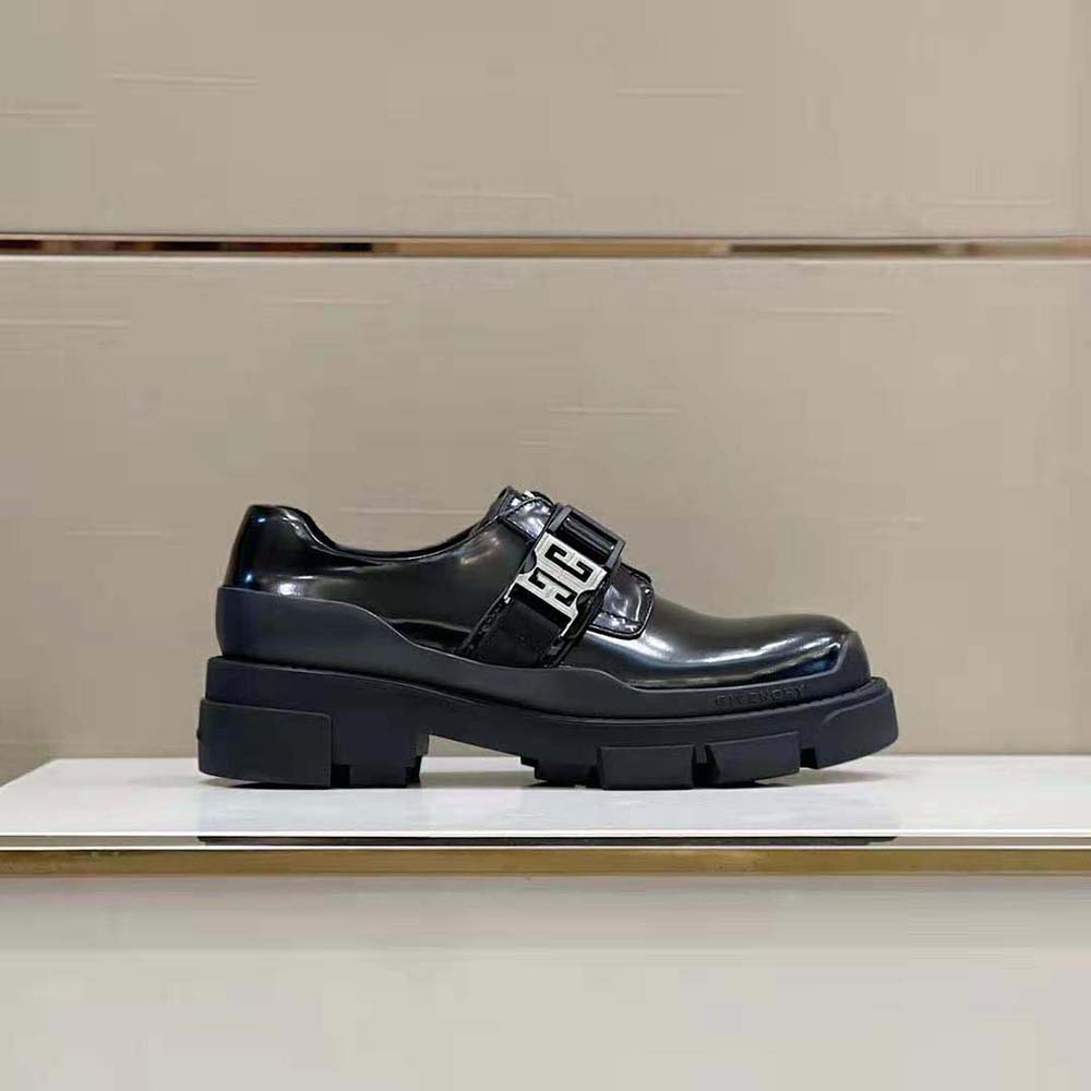 Givenchy Men Terra Derbies in Leather-Black - image 4