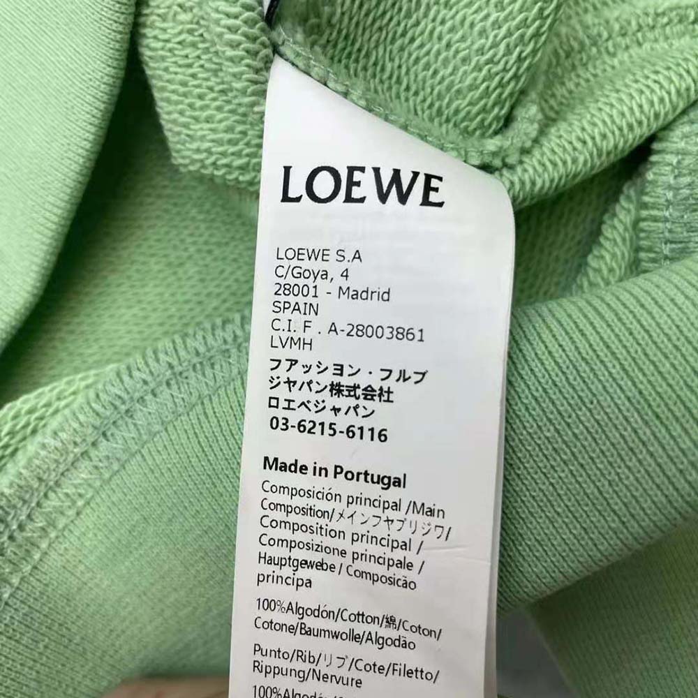Loewe Women Ceramic Print Sweatshirt in Cotton-Lime - image 8