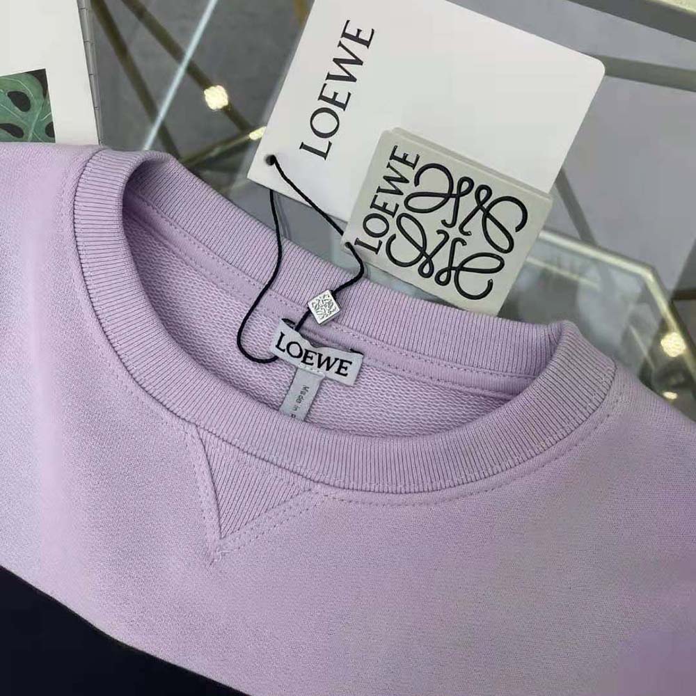 Loewe Women Ceramic Print Sweatshirt in Cotton-Purple - image 6