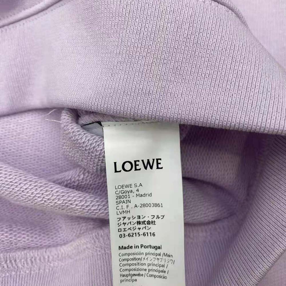 Loewe Women Ceramic Print Sweatshirt in Cotton-Purple - image 9