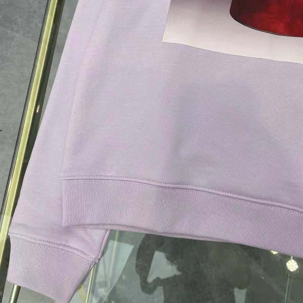 Loewe Women Ceramic Print Sweatshirt in Cotton-Purple - image 7