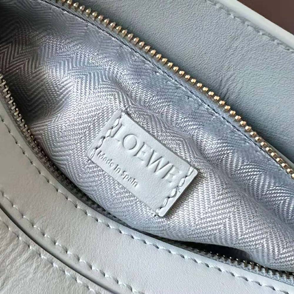 Loewe Women Mini Puzzle Bag in Satin Calfskin-Blue - image 10