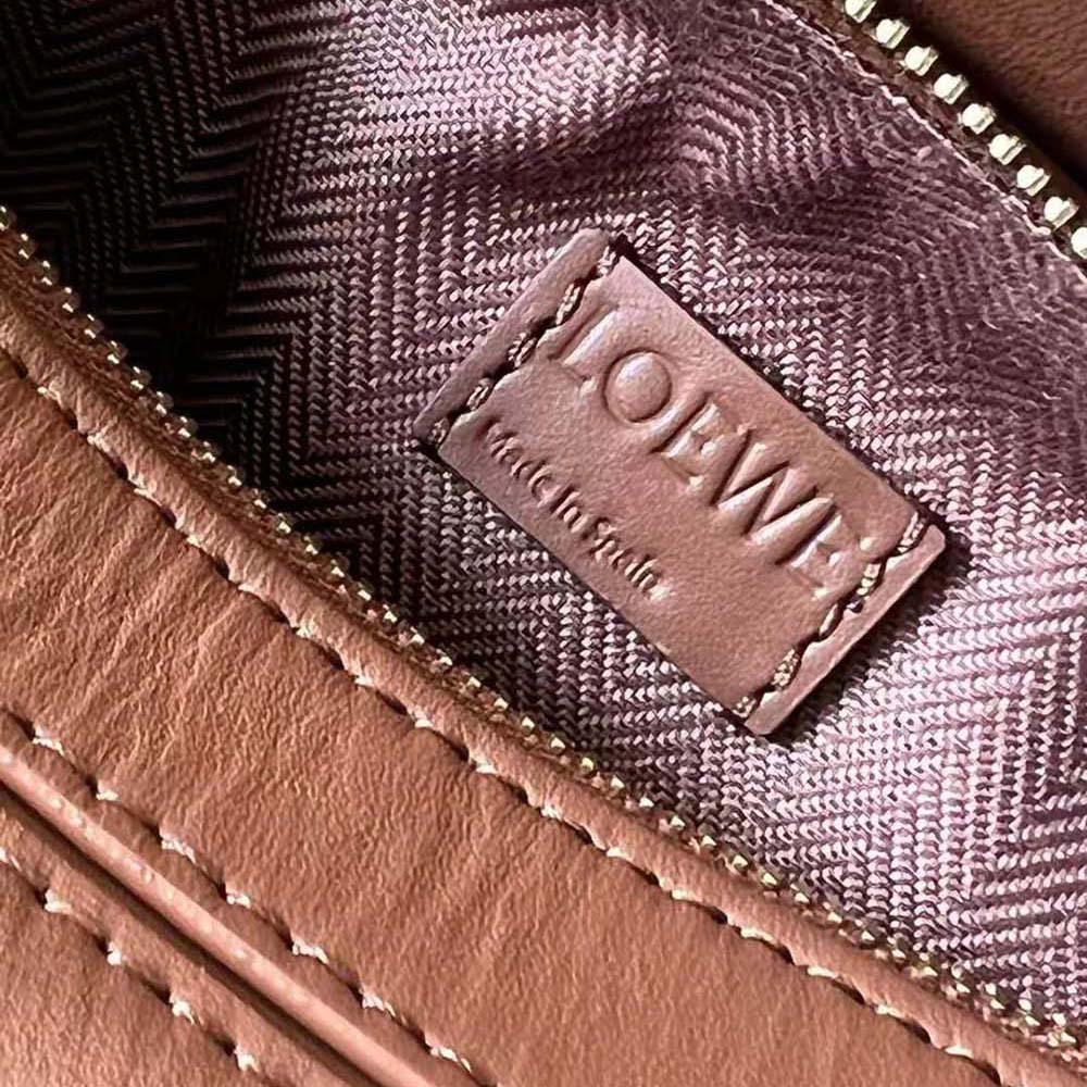 Loewe Women Mini Puzzle Bag in Satin Calfskin-Brown - image 9