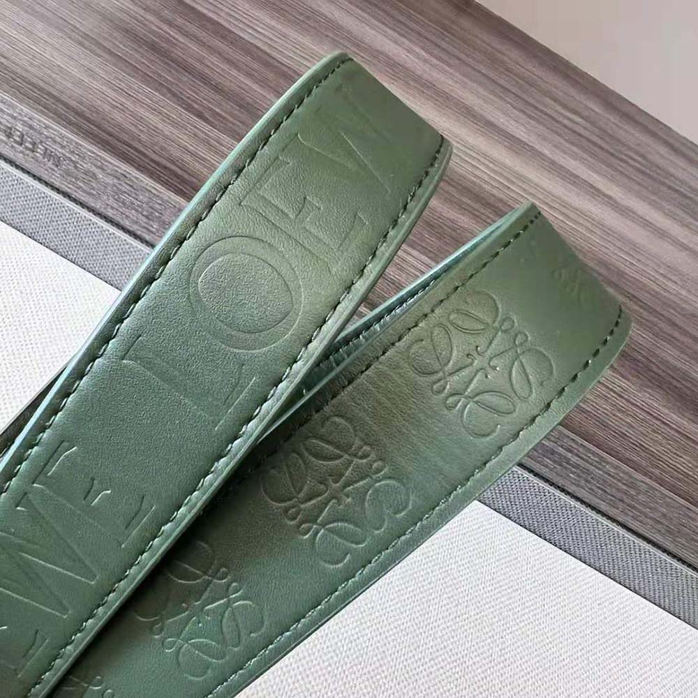 Loewe Women Mini Puzzle Bag in Satin Calfskin-Green - image 9